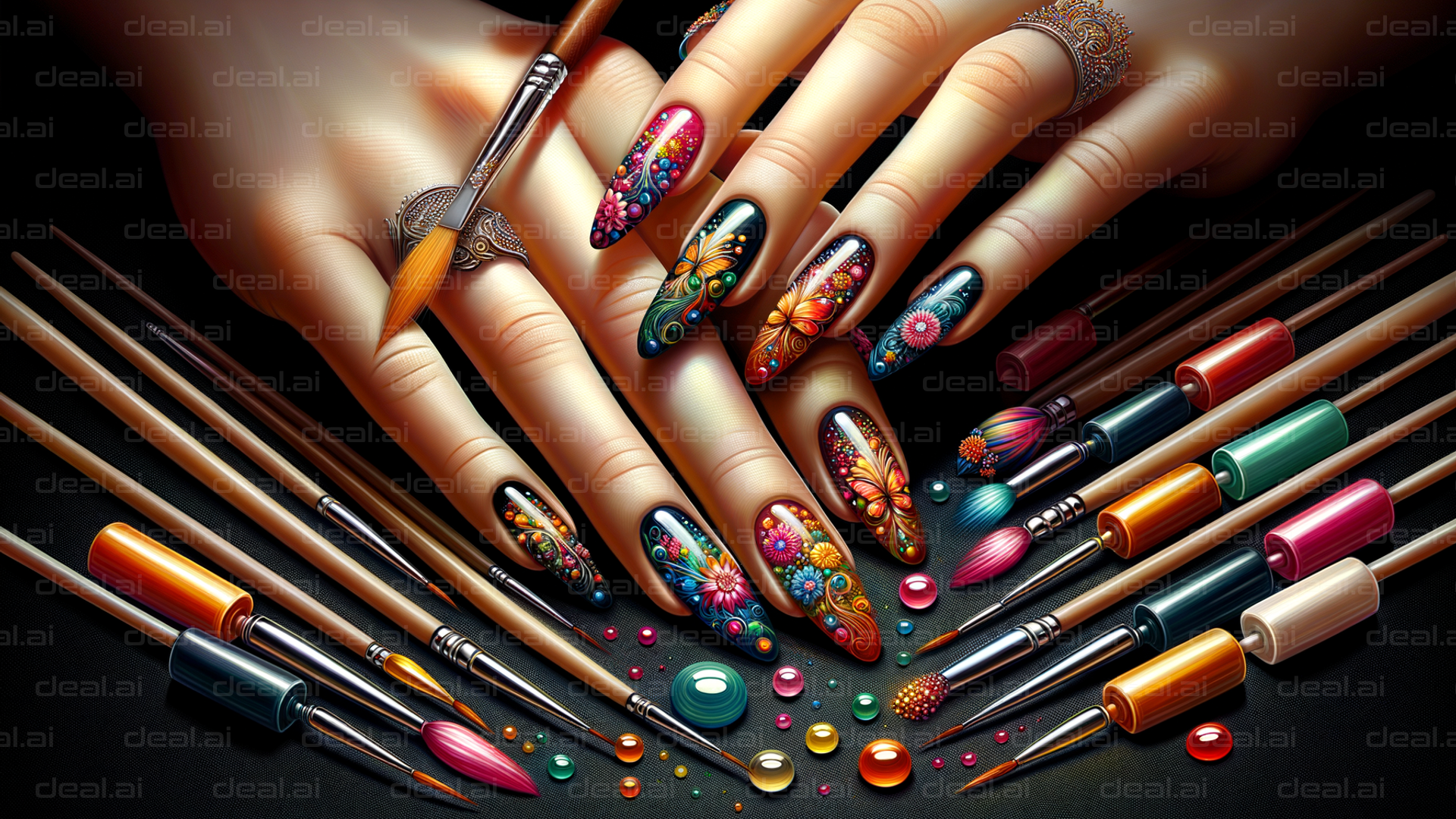 Colorful Nail Art Mastery