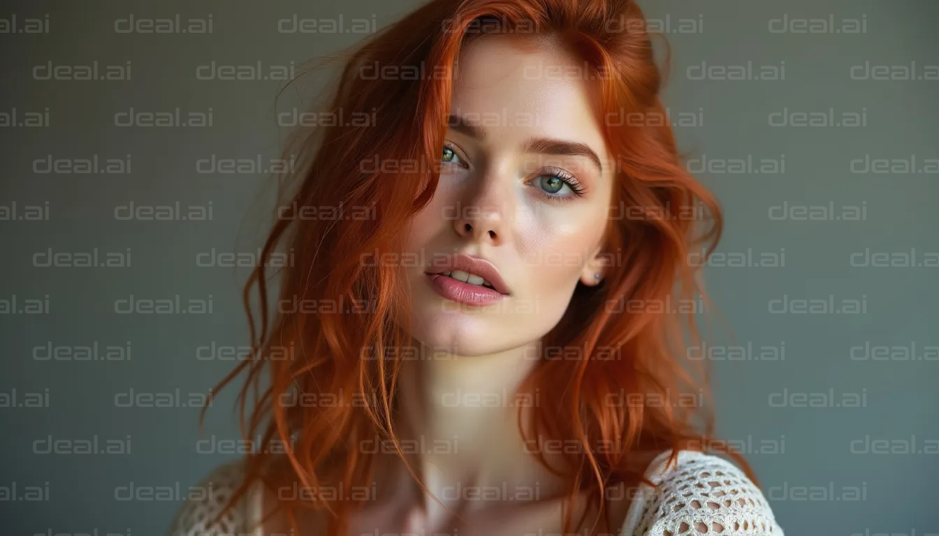 Red-Haired Beauty Portrait