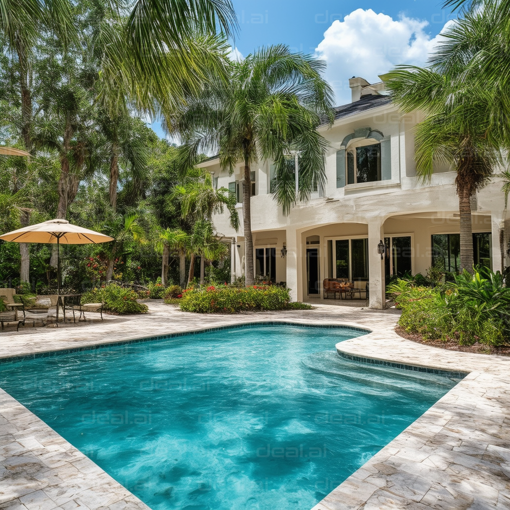 Tropical Poolside Paradise