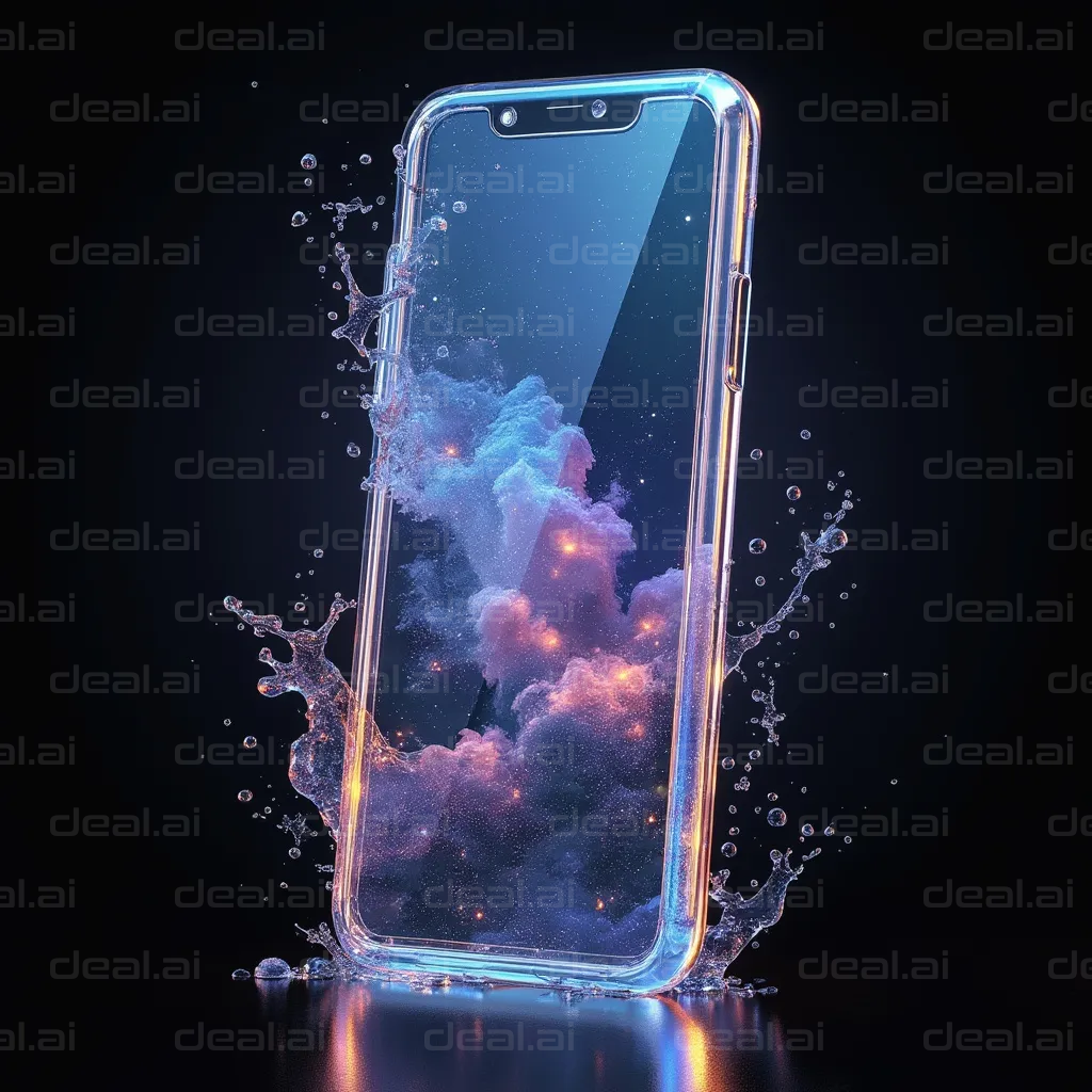 "Galaxy in a Phone Splash"