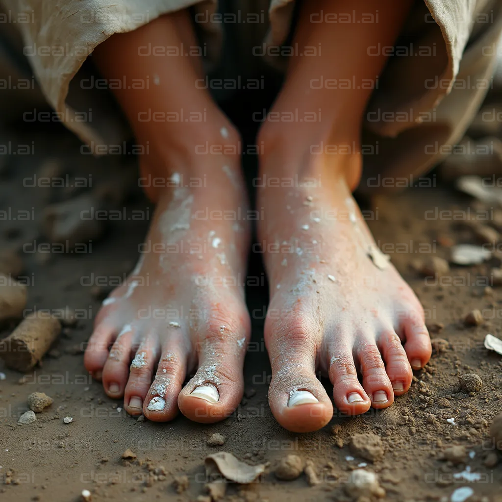 Dusty Feet on Earthy Ground