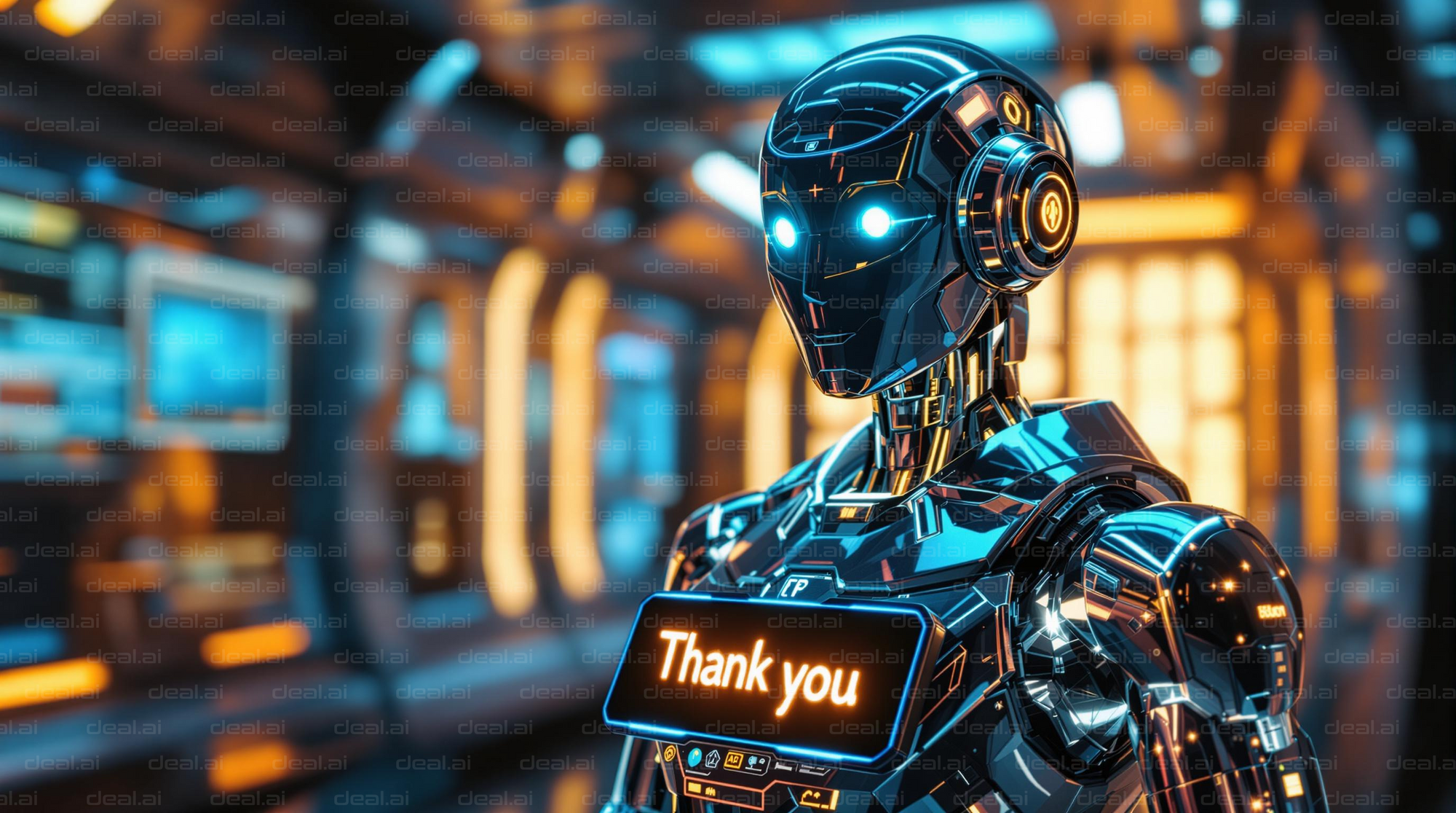 "Futuristic Robot Appreciation"