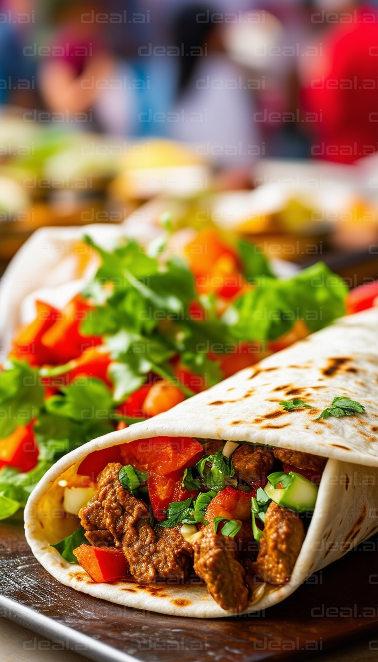 Delicious Beef Wraps with Veggies