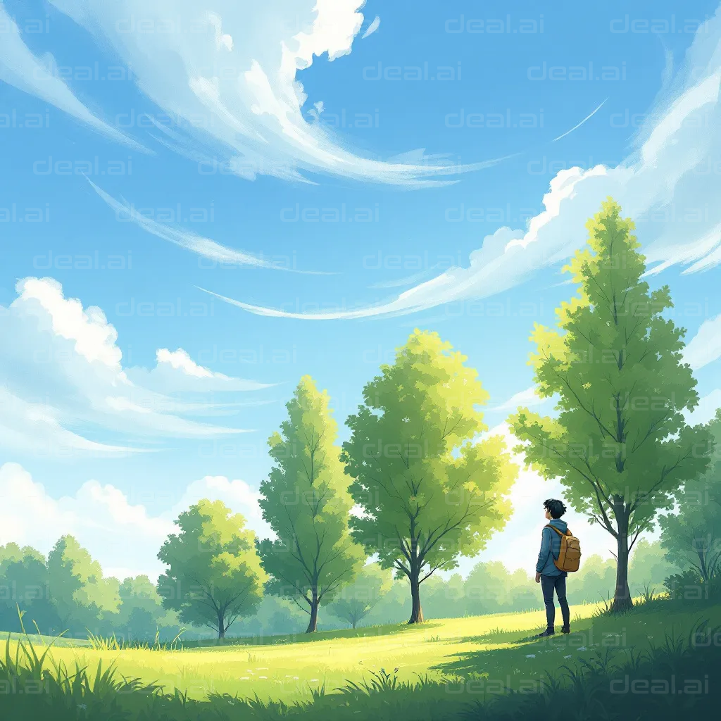 "Tranquil Forest Walk"