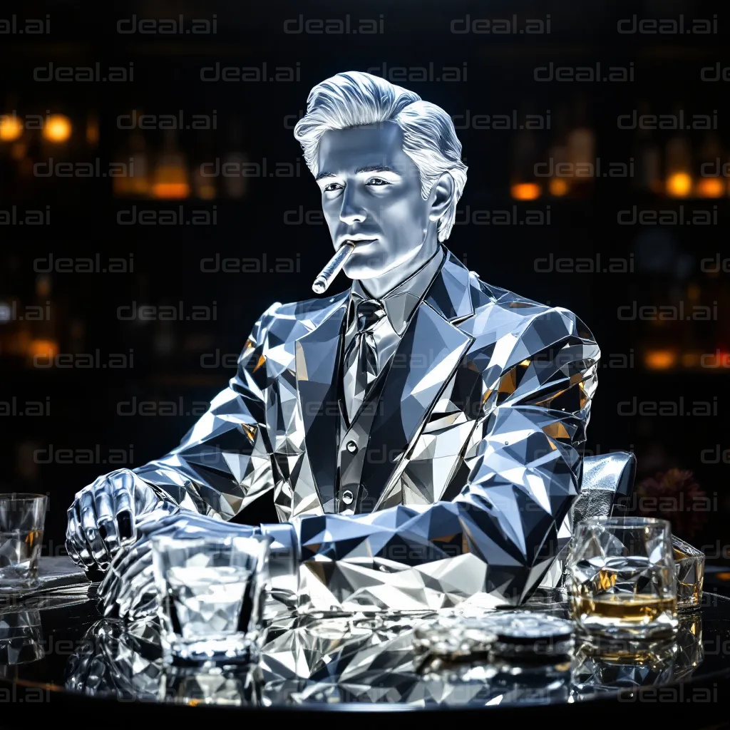 Futuristic Chrome Gentleman