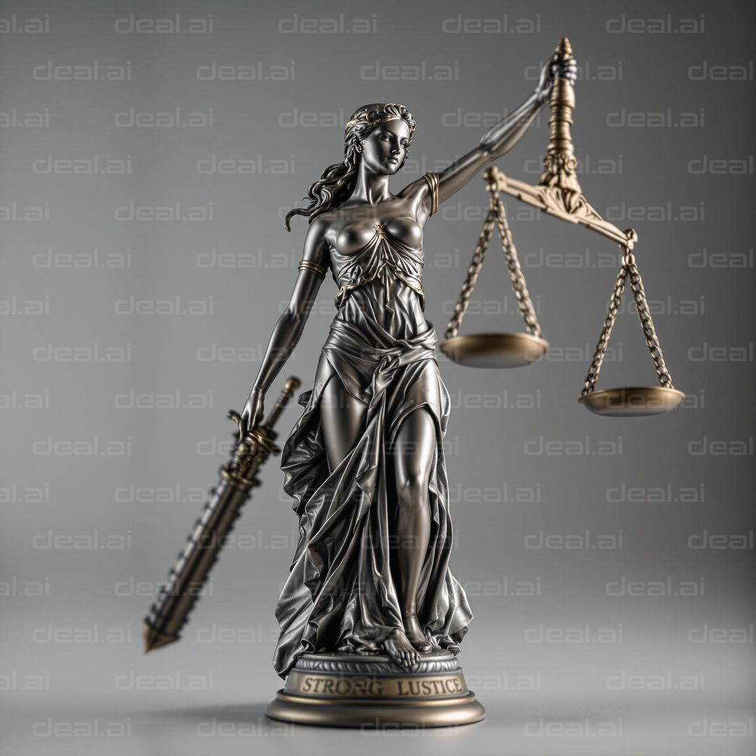 "Lady Justice with Sword and Scales"