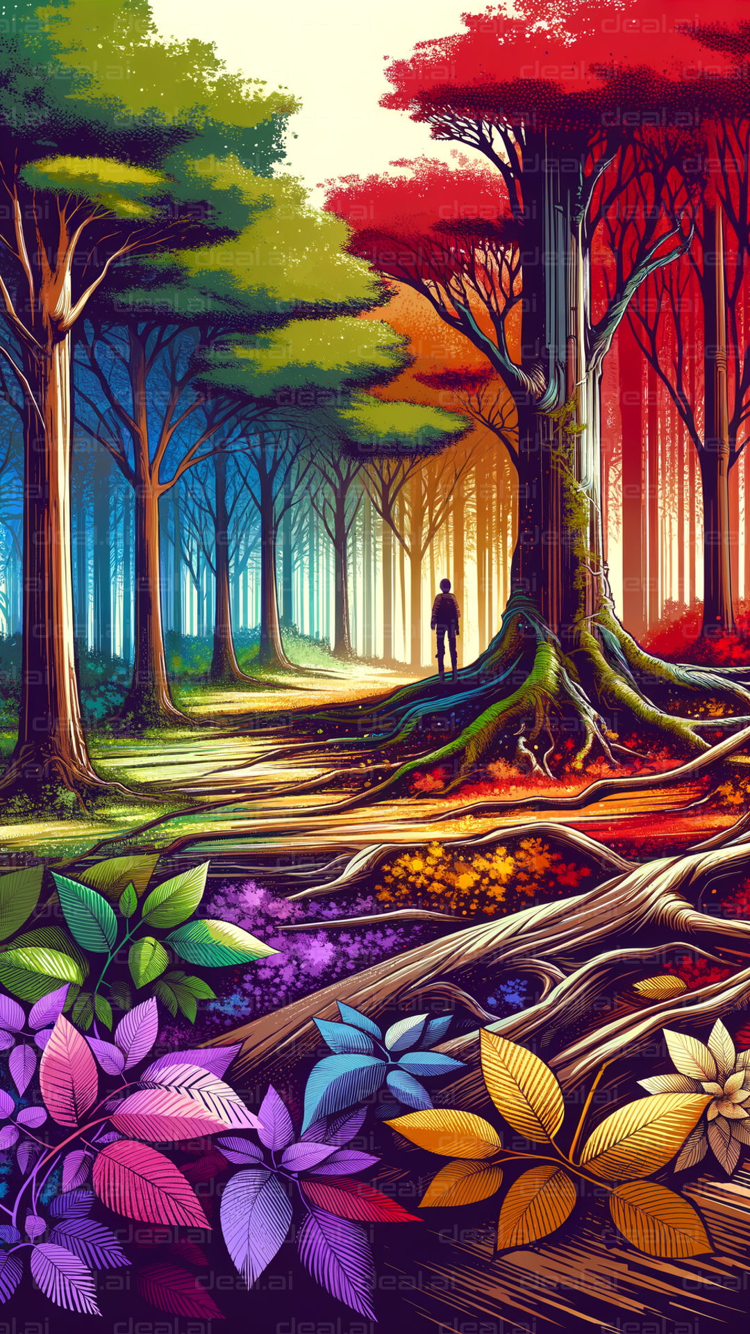 Colorful Forest Journey