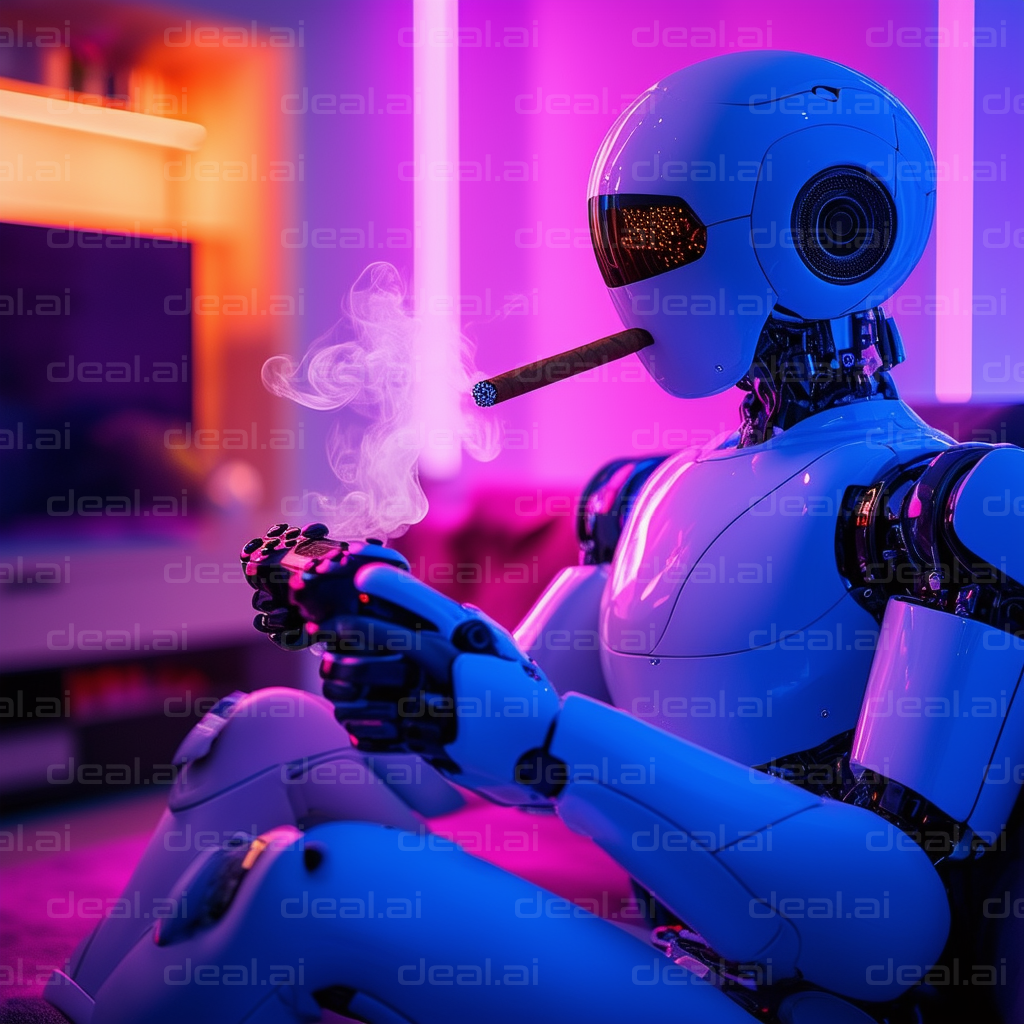 Robot Relaxation: Gaming and Cigar