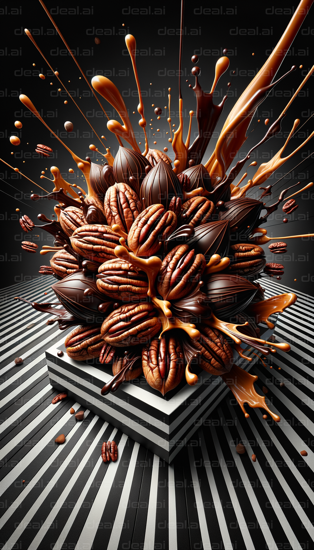 "Explosive Pecan Chocolate Delight"