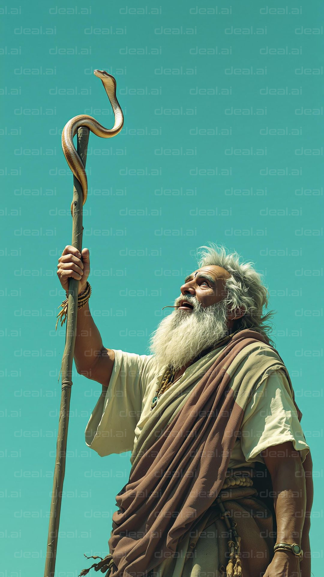 Wise Sage with Serpent Staff