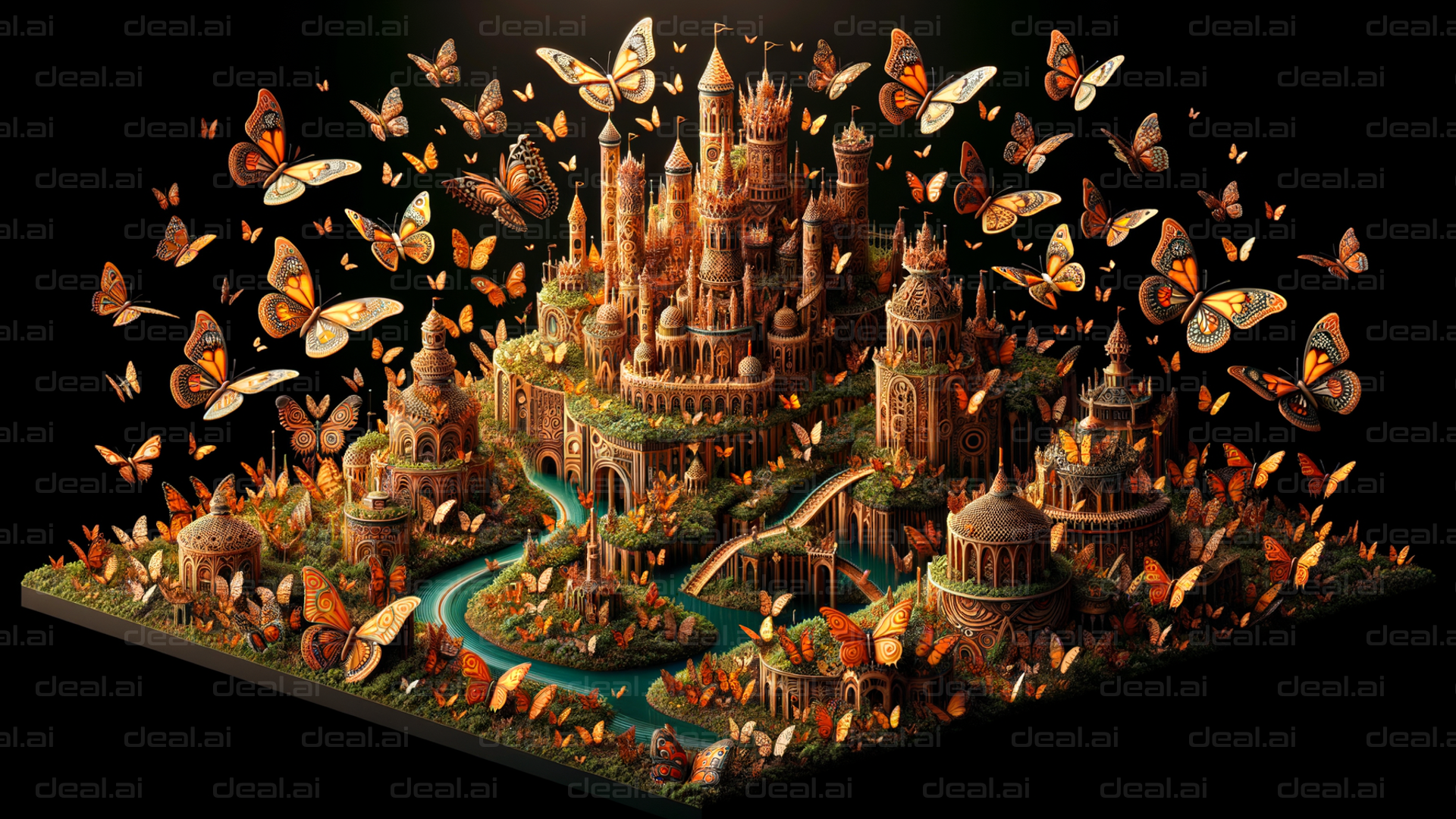 "Enchanted Butterfly Kingdom"