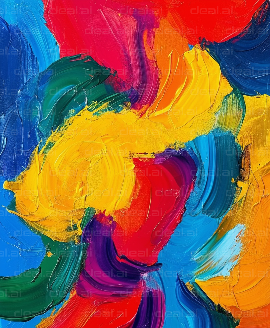 "Vibrant Abstract Color Swirls"