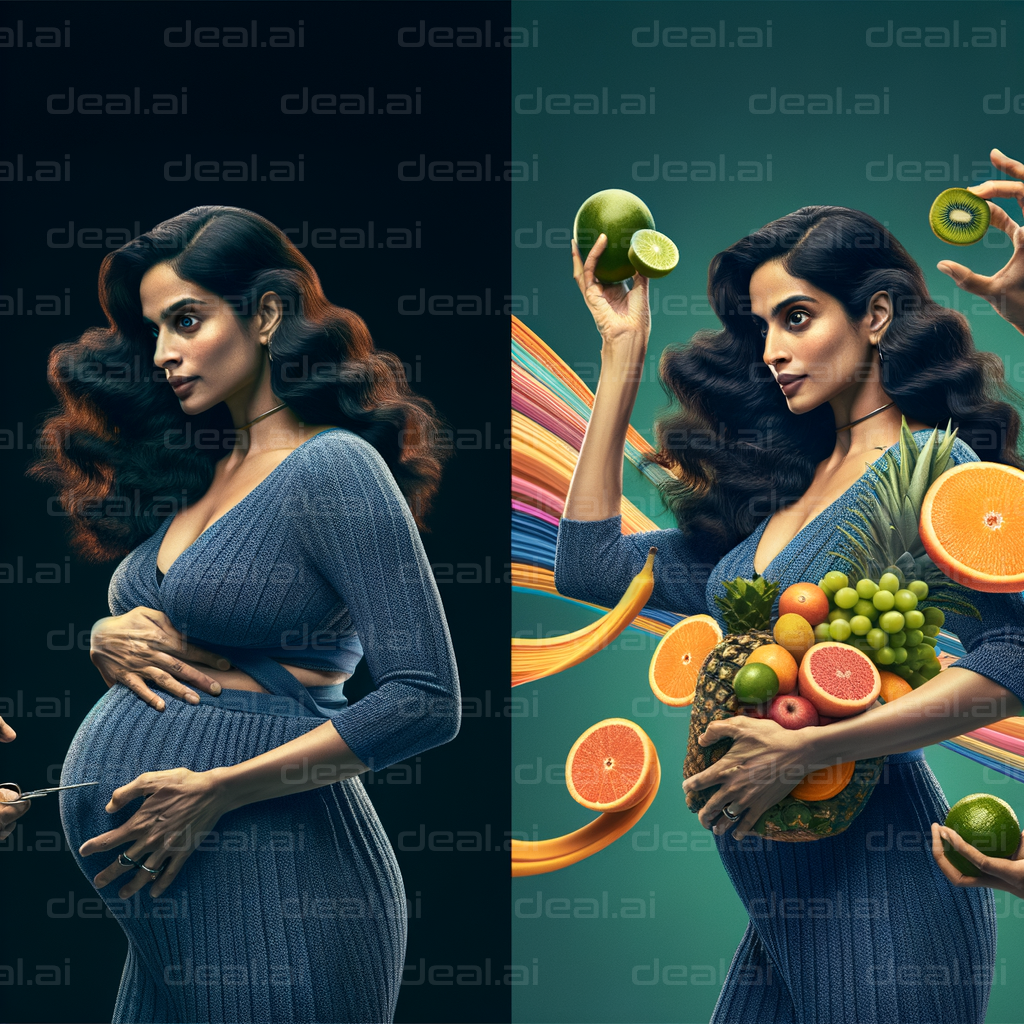 "Embracing Pregnancy: Before & After"