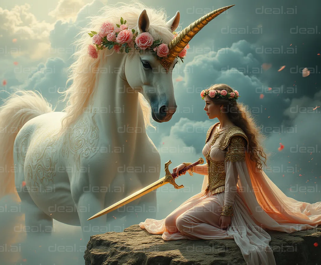 Unicorn and Warrior Princess