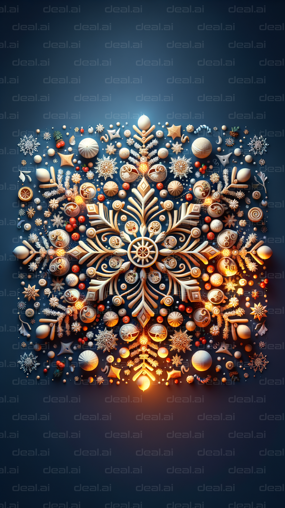 Festive Snowflake Art