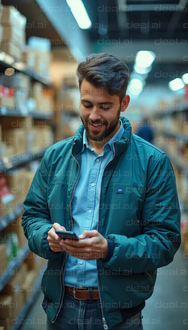 Shopping and Texting in the Aisle