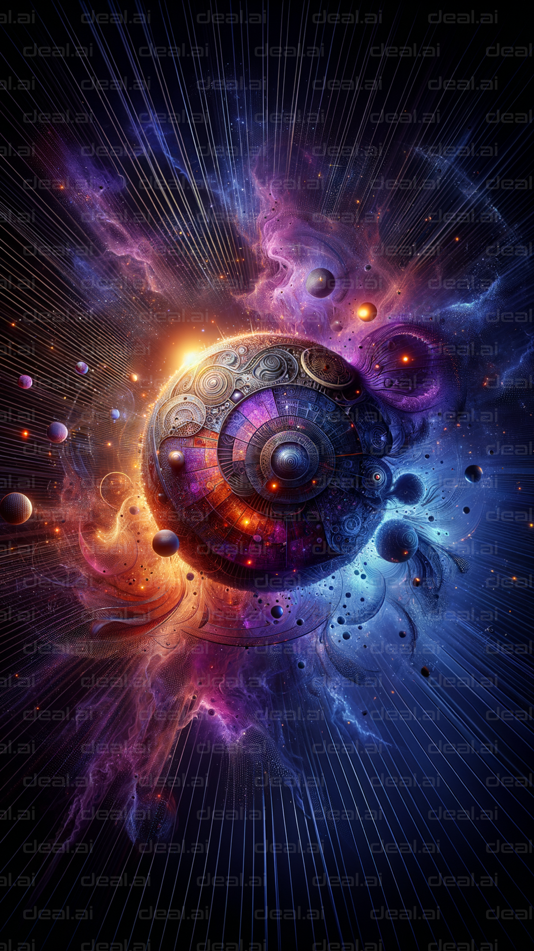 Cosmic Fusion: A Nebula's Dance