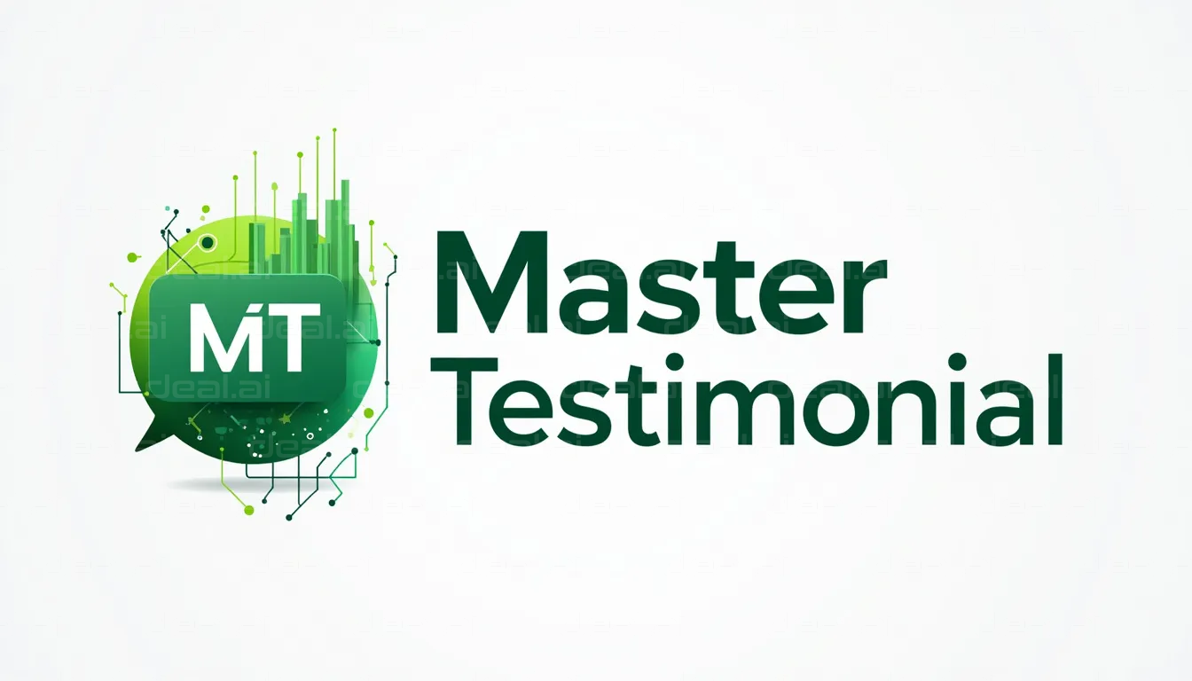 "Master Testimonial Logo Design"