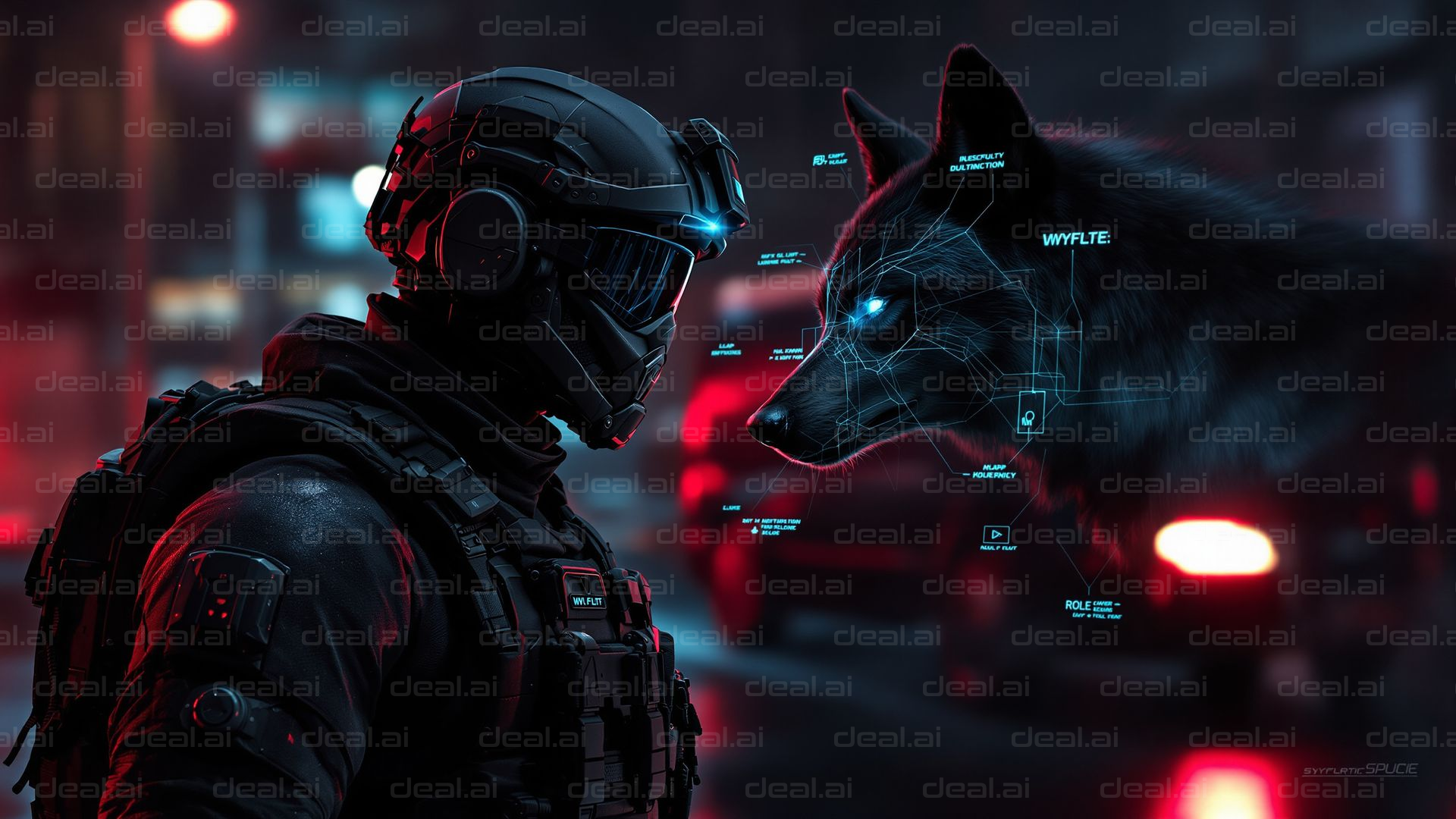 Cyber Encounter: Soldier and Wolf