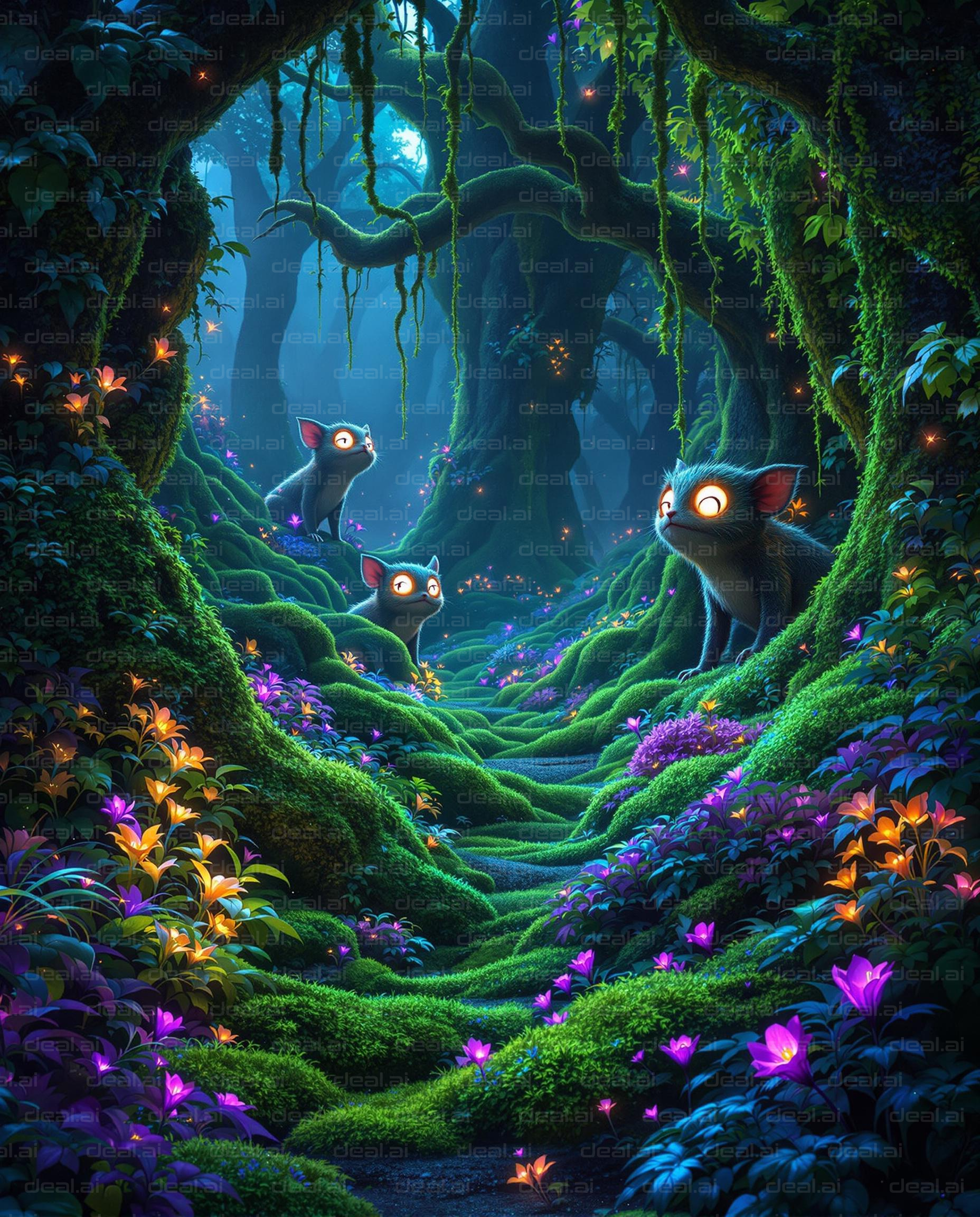 Enchanted Forest Creatures Illuminated