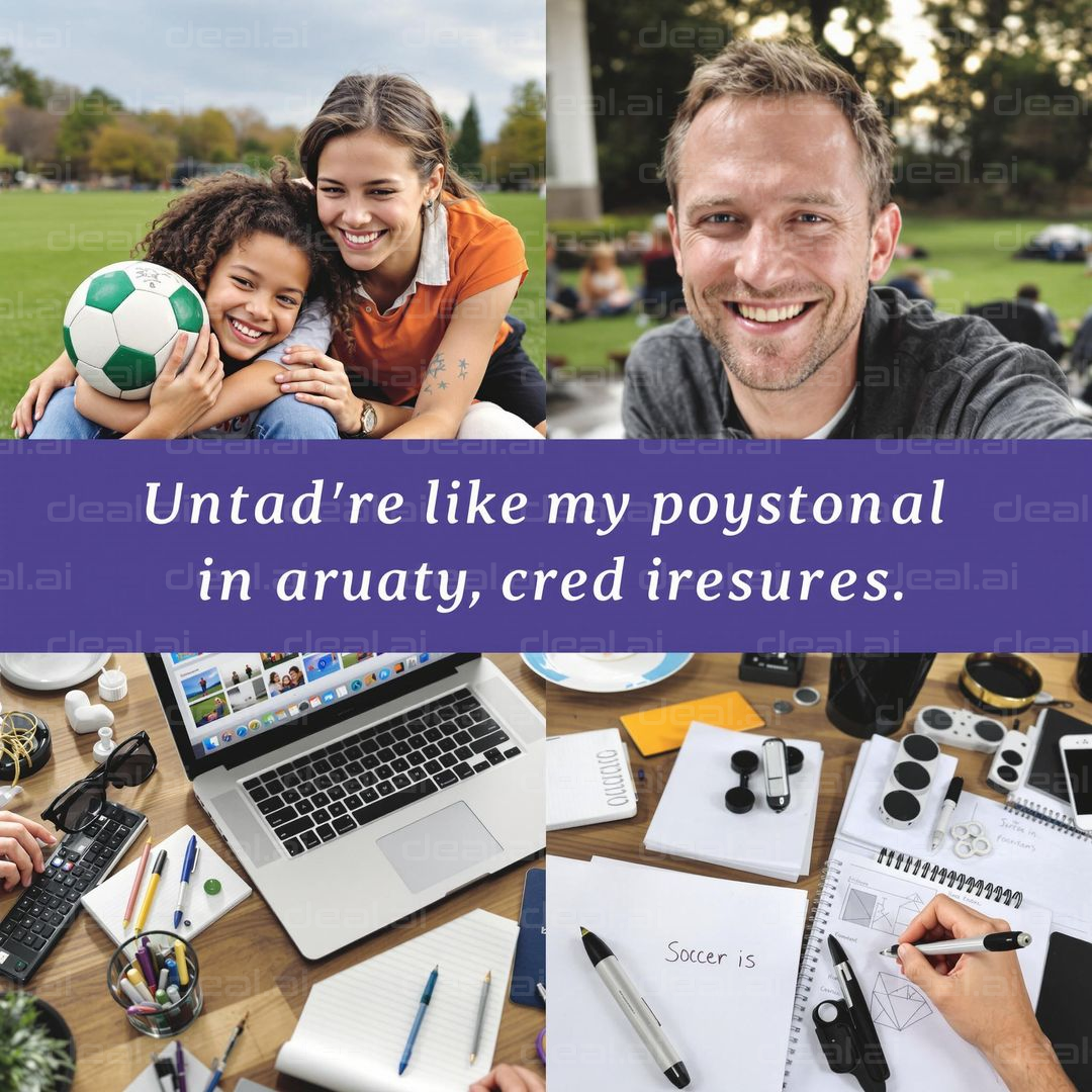 "Family and Work Moments Collage"