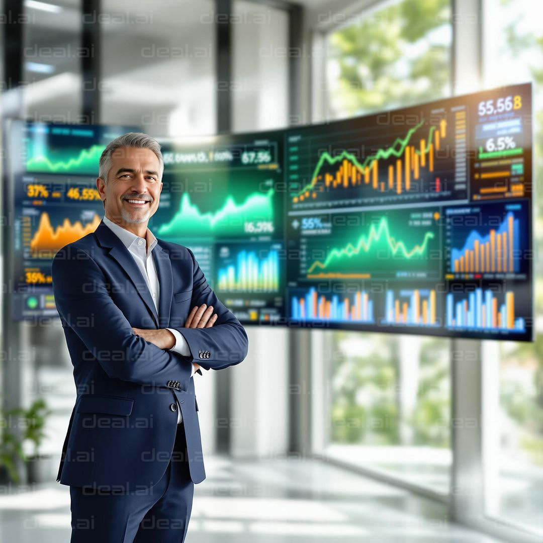 Confident Business Leader Smiling