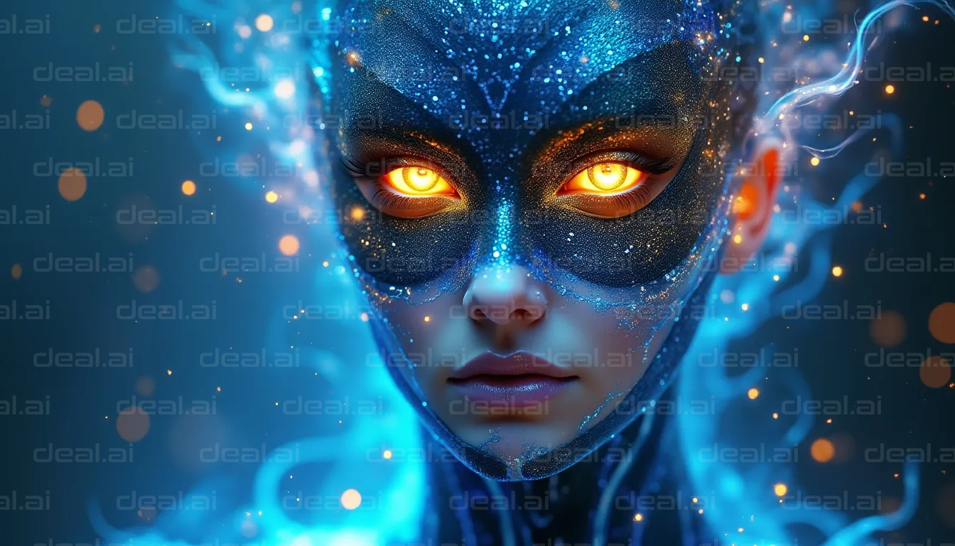 "Enchanted Mask Gaze"