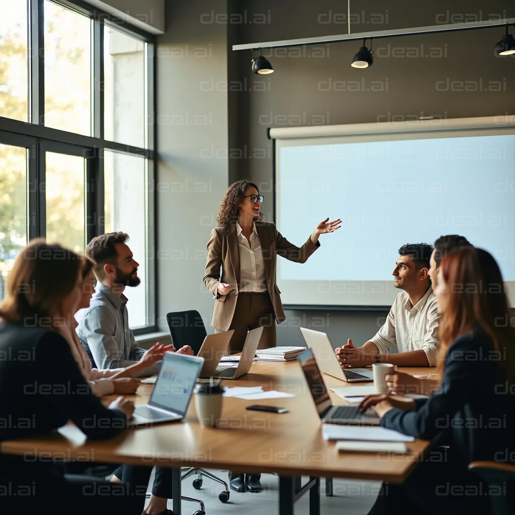 Business Team Planning Strategy Meeting