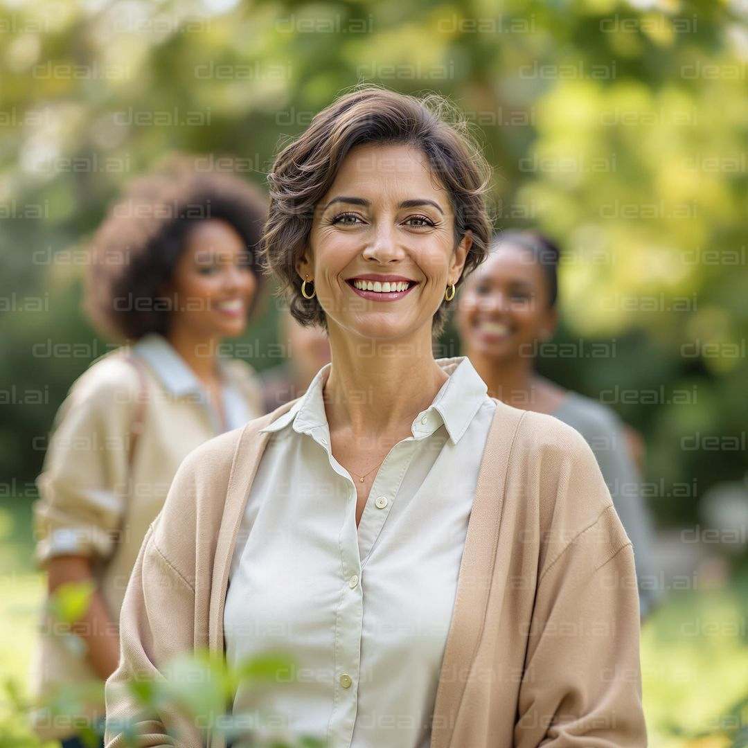 "Smiling in the Garden"