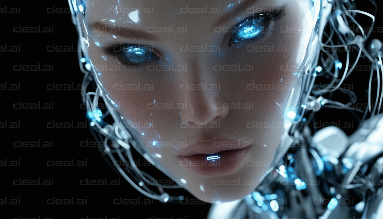 Futuristic Cybernetic Face