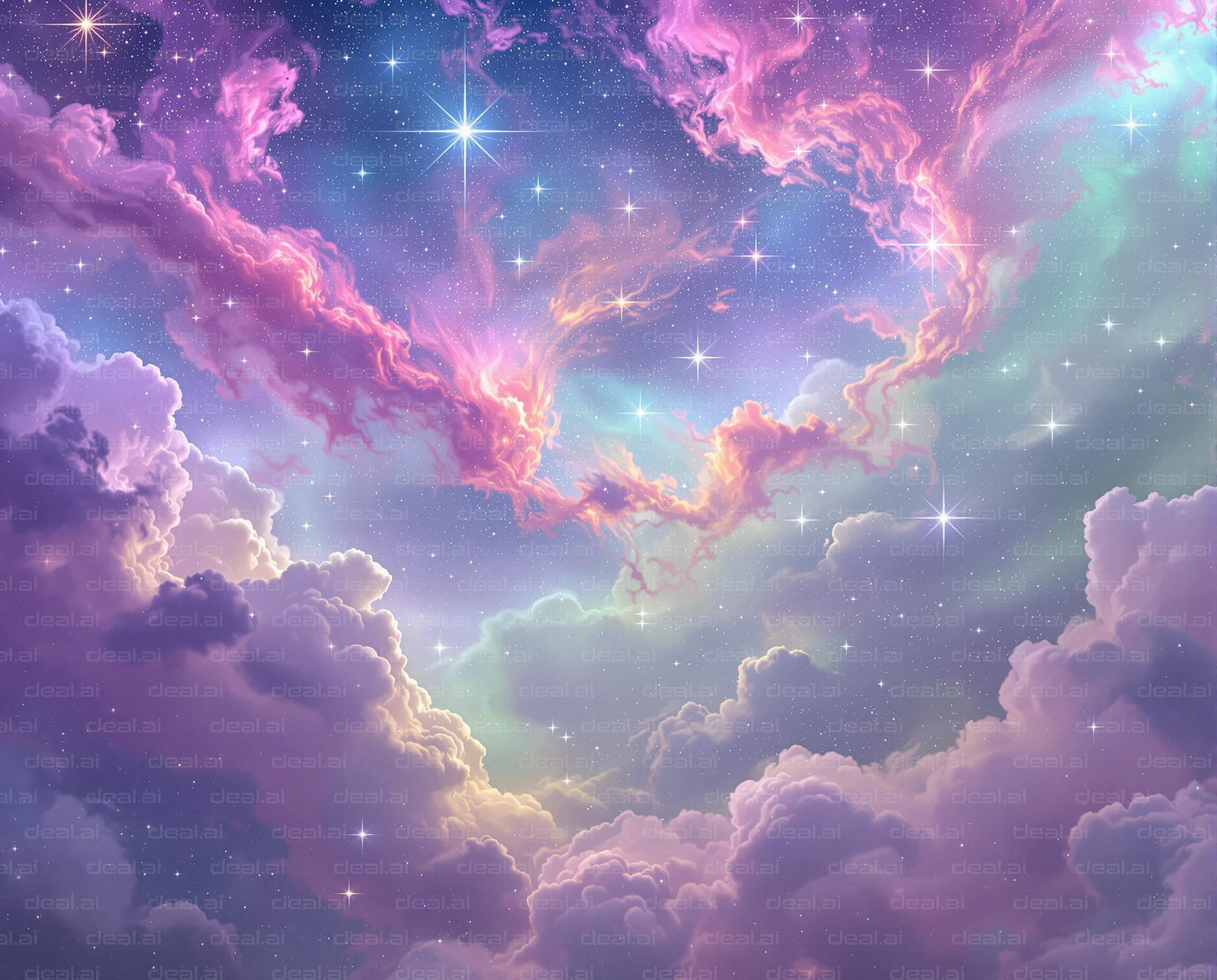 Ethereal Cosmic Dreamscape