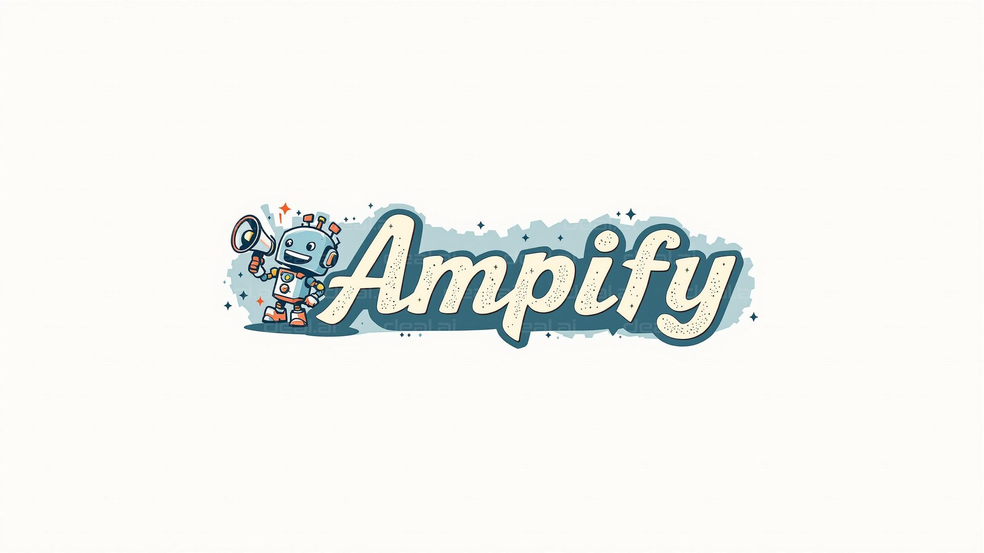 "Amplify: Robot with Megaphone"