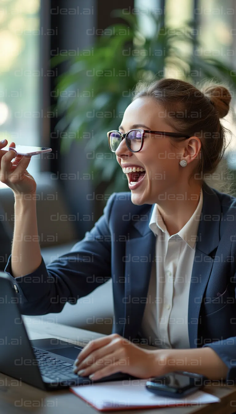 "Excited Business Call"