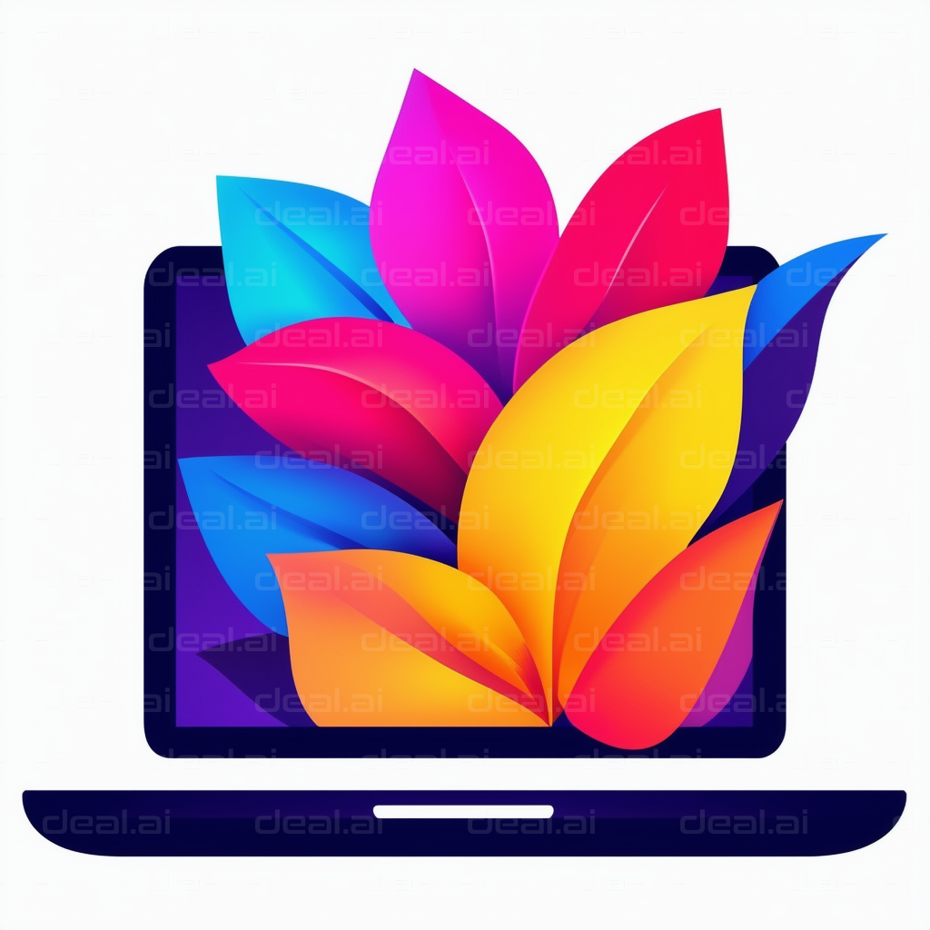 "Digital Bloom: Tech and Nature Unite"