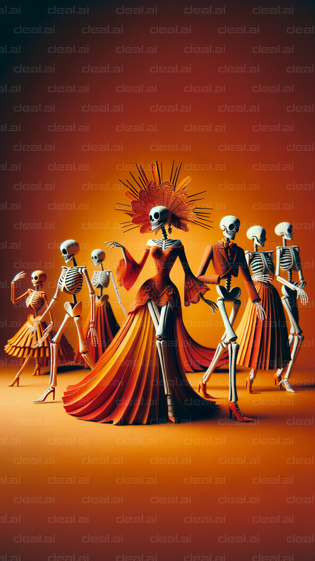 Skeleton Fashion Parade