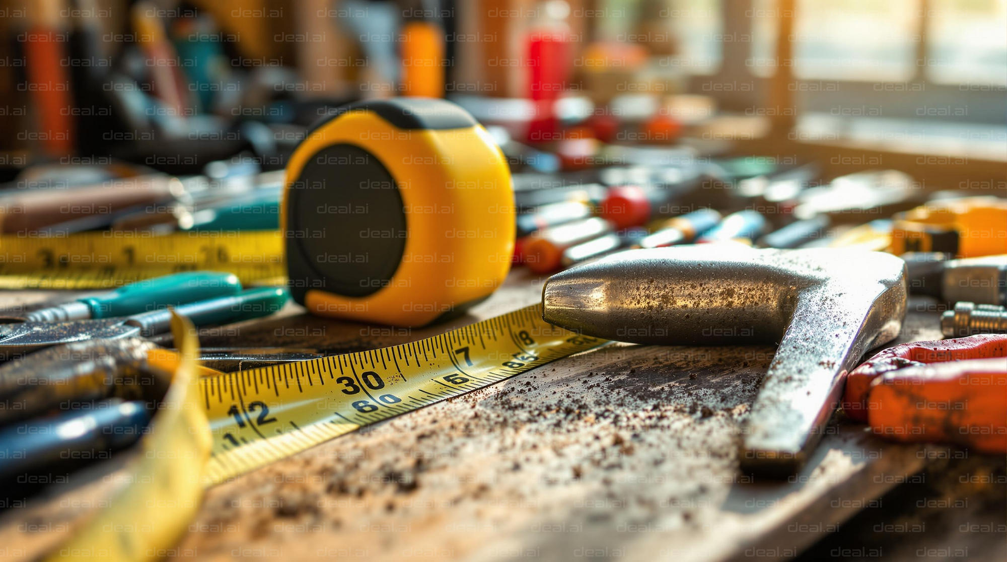 "Workshop Tools Close-Up"