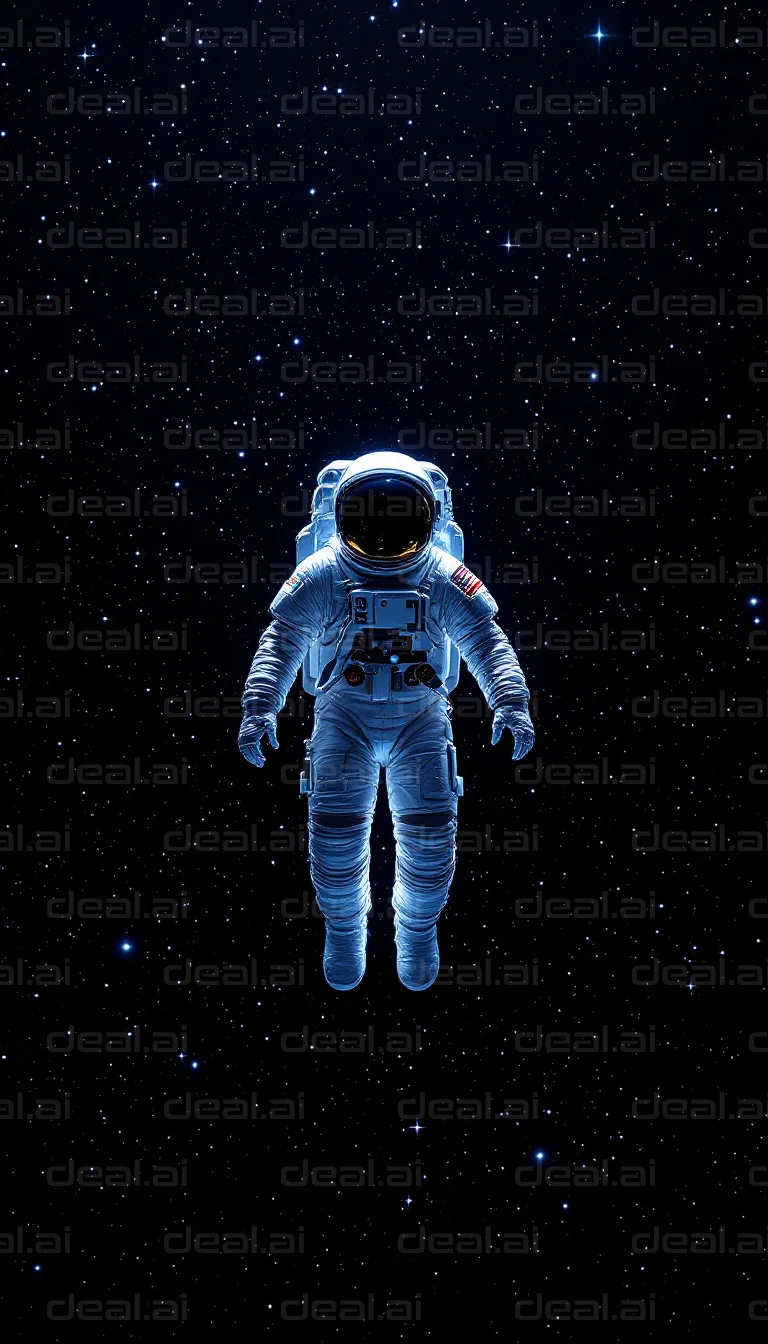 Astronaut Drifting in Space