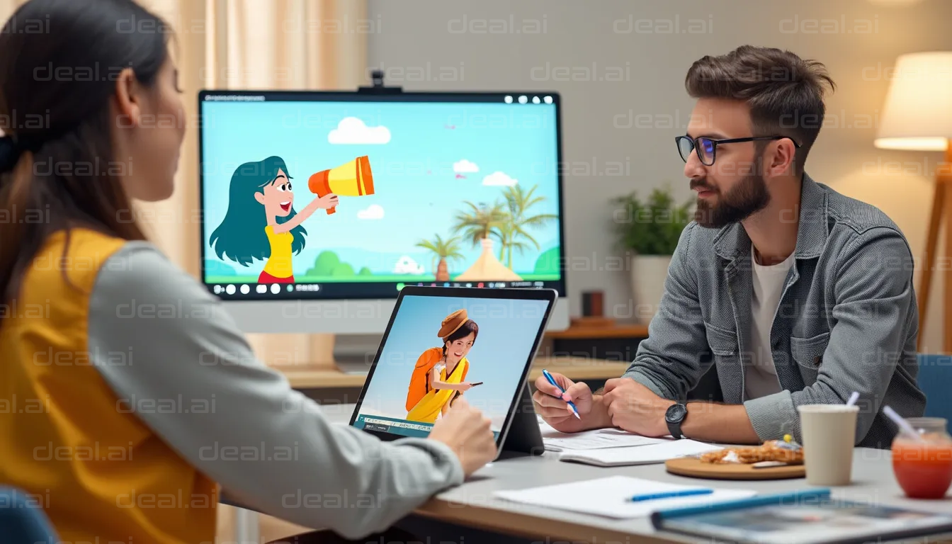 Creative Team Meeting Virtual Setup