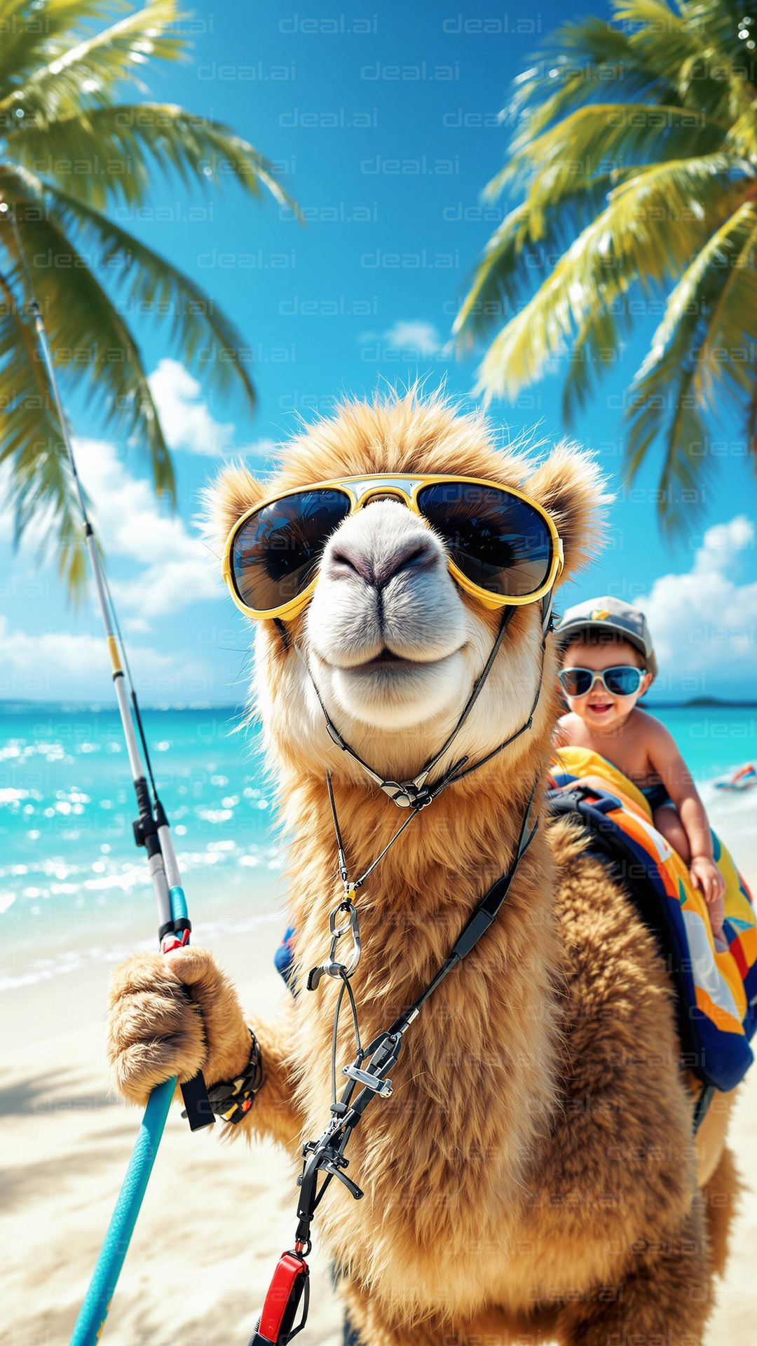 Beach Vibes with Cool Camel