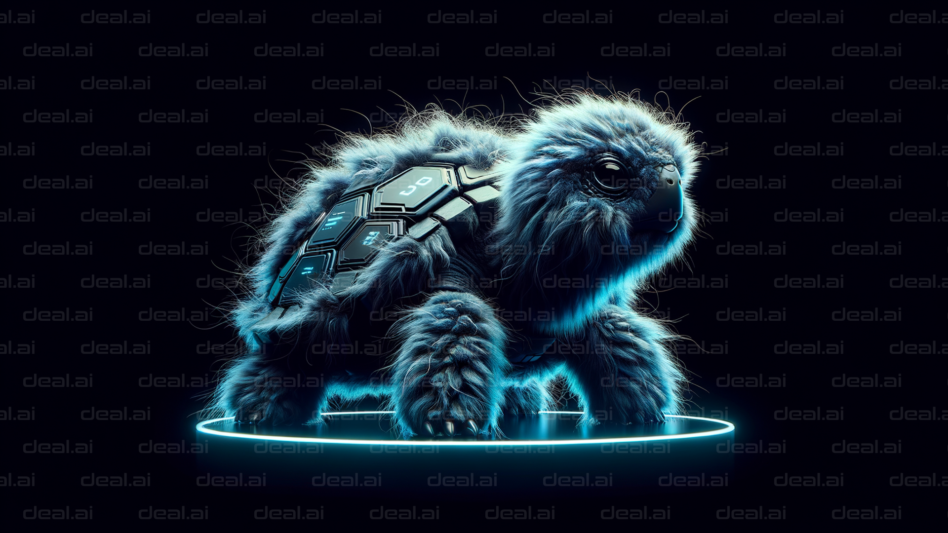 Futuristic Robotic Tortoise