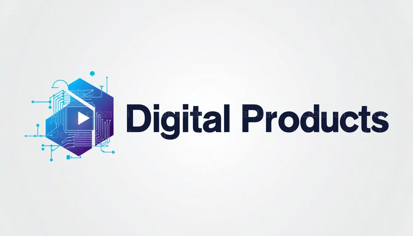 "Digital Products Logo Design"