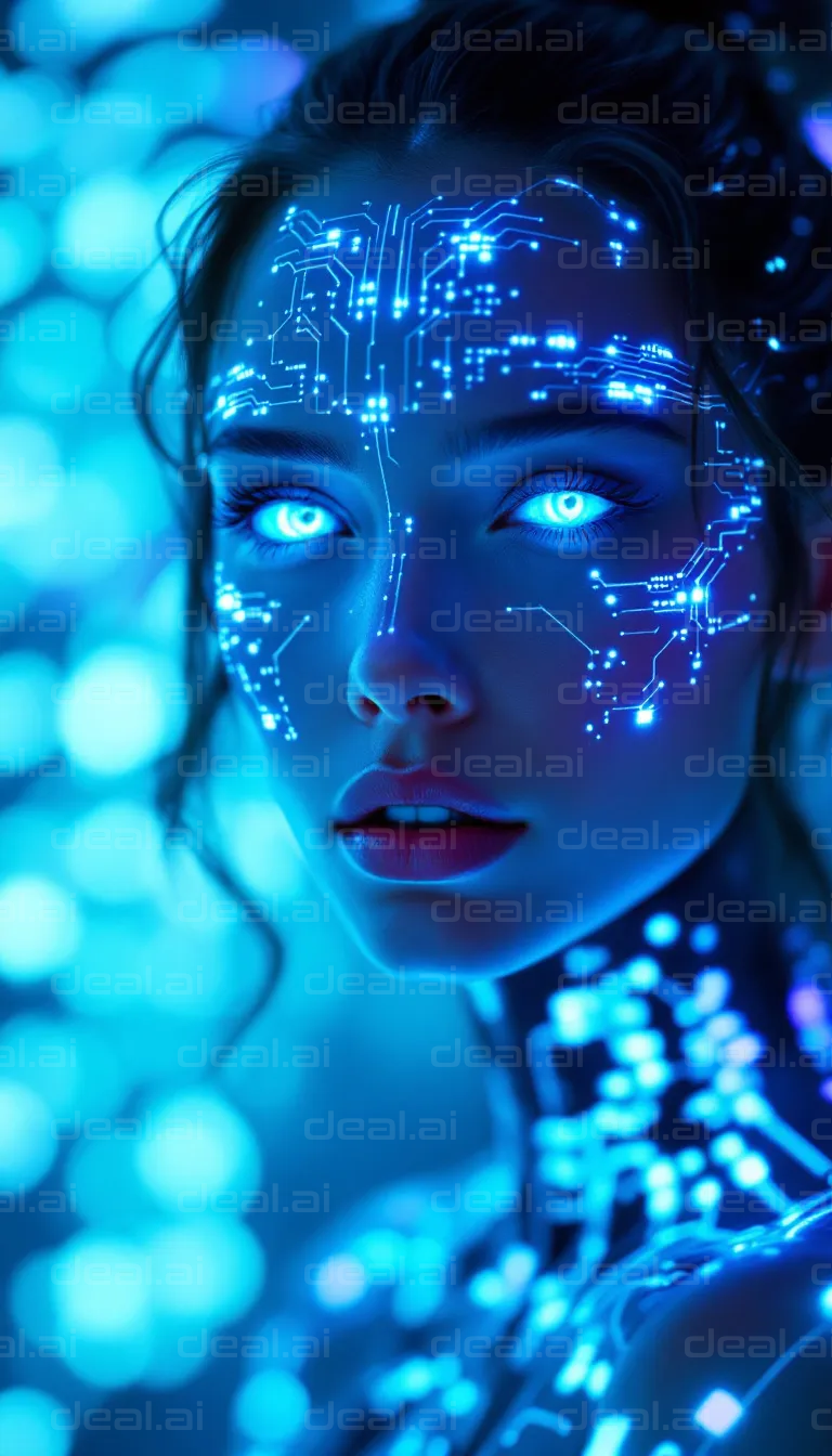 "Neon Cybernetic Vision"