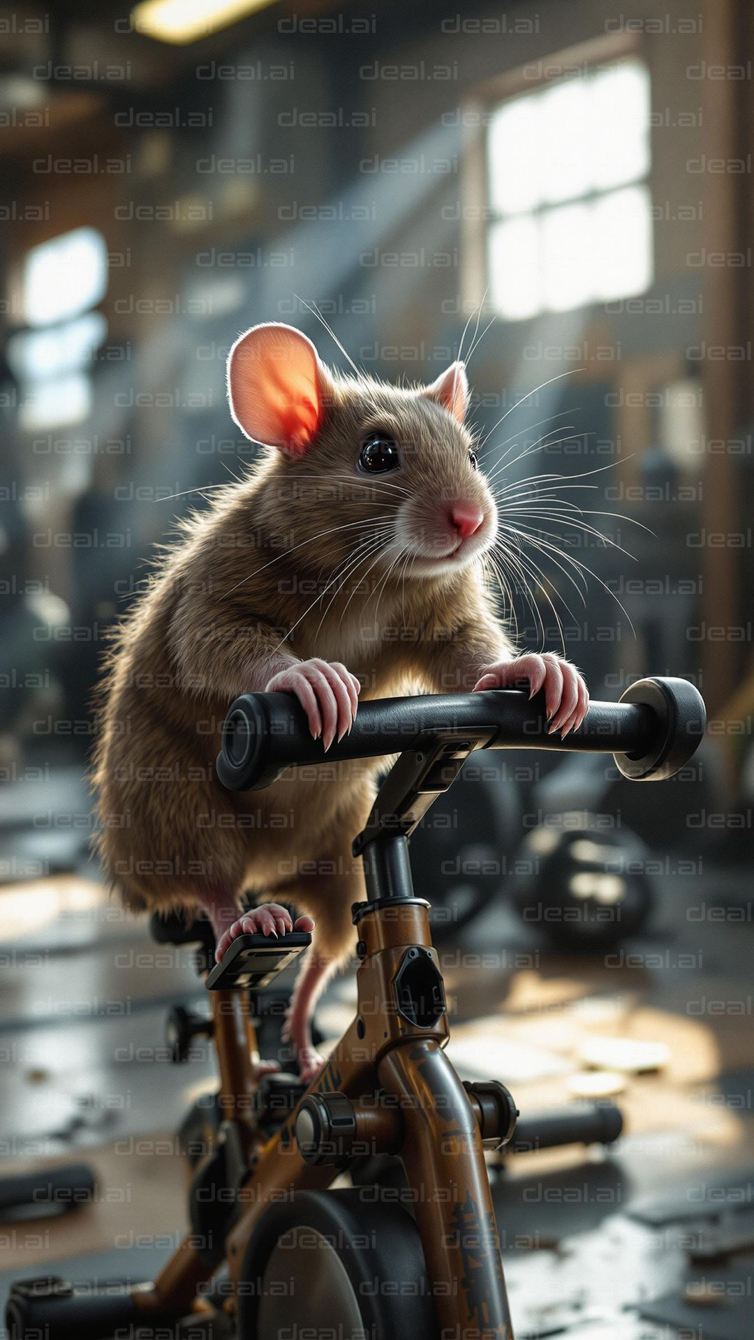 Mouse on a Mini Bike Adventure