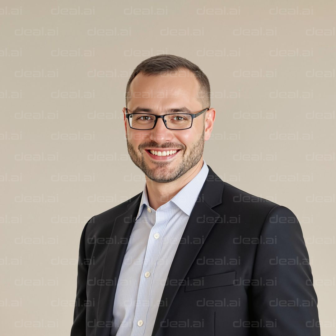 Smiling Professional in Formal Attire