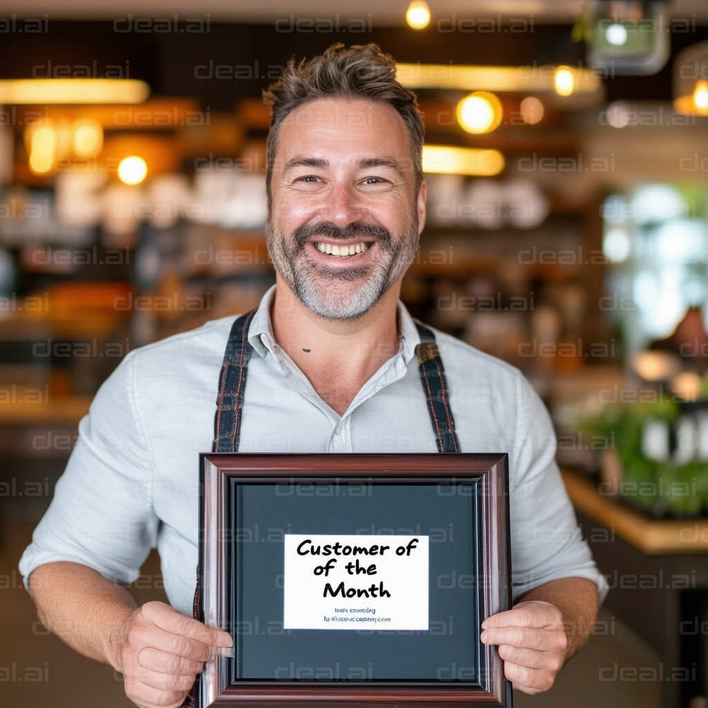 "Customer of the Month Award Celebration"