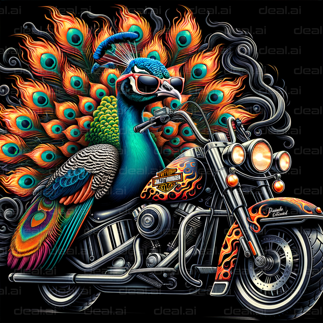 "Peacock Biker Adventure"