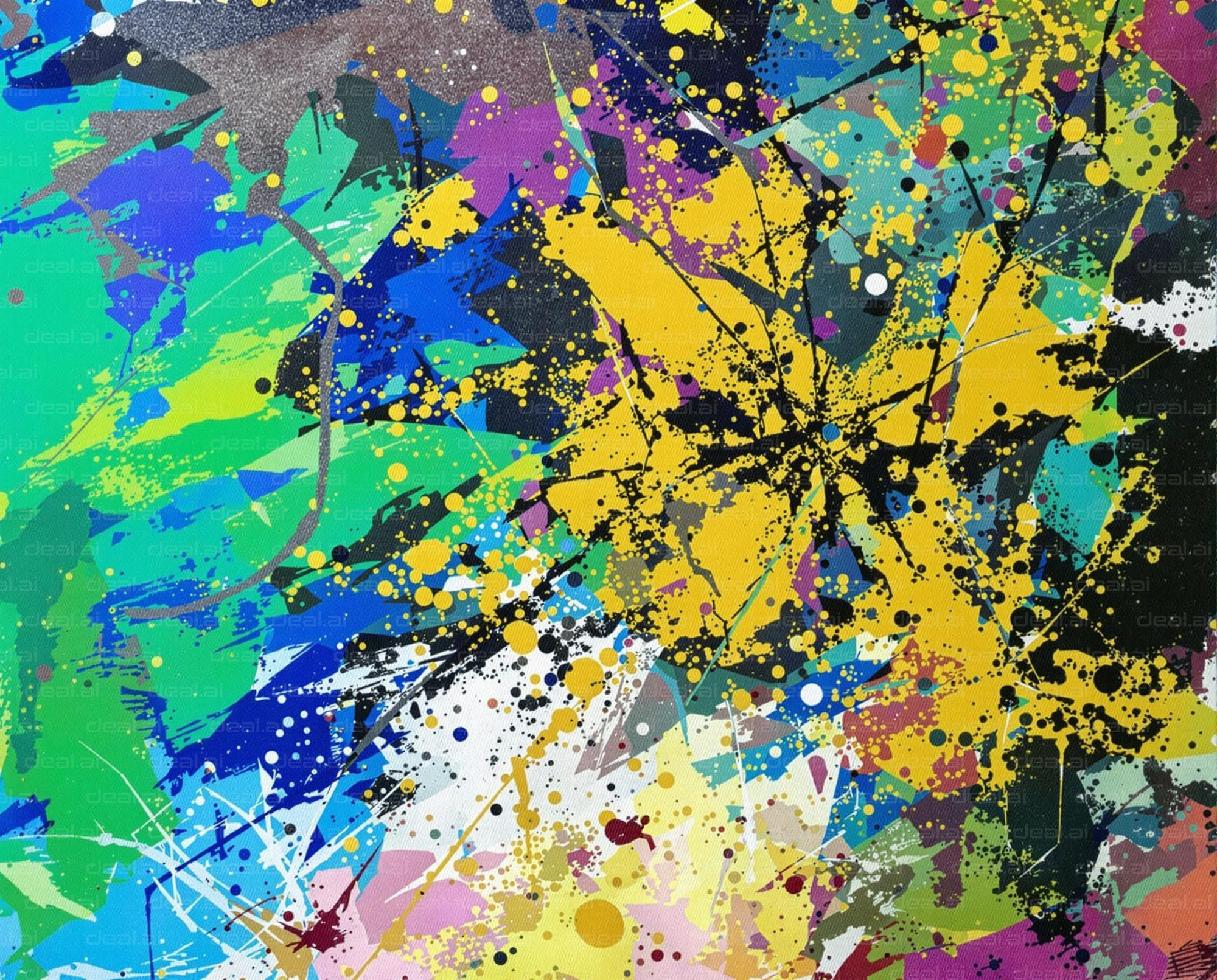 Vibrant Chaos Explosion