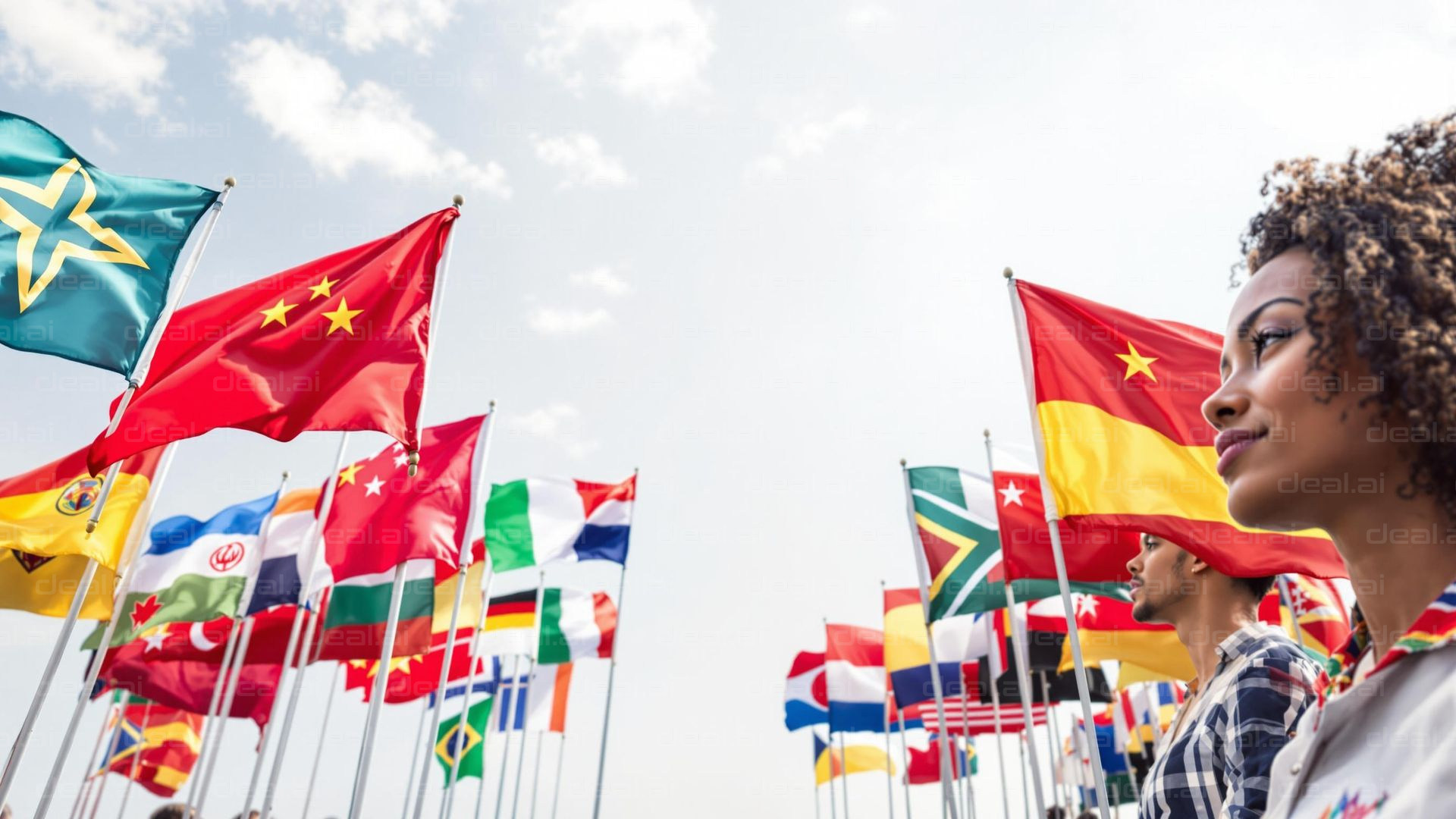 Global Unity with Diverse Flags