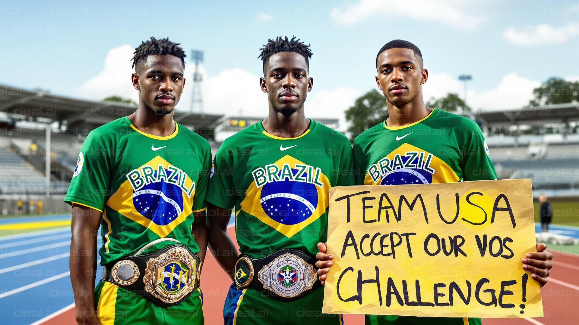 Brazilian Team Challenges USA