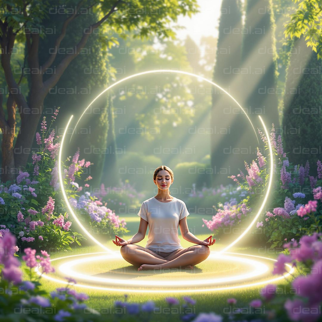 "Peaceful Garden Meditation"